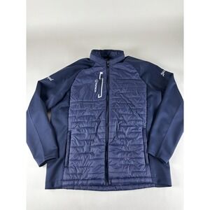 Sunice‎ Element Shield Thermal Jacket Mens Large Blue Insulated Quilted Srixon